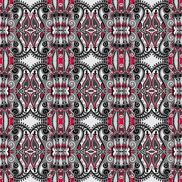 Motif géométrique floral sans couture authentique, ethnique ukrainienne ba — Image vectorielle