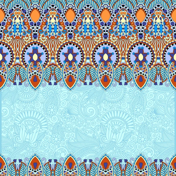 Fondo folclórico floral ornamental — Vector de stock