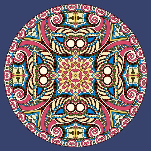 装饰设计的圆碟模板，圆的几何模式 — 图库矢量图片