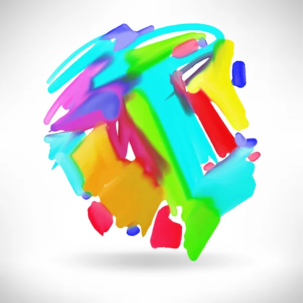 Abstract watercolor splash design element — Stock Vector