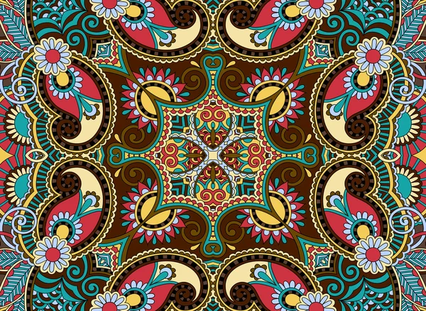 Ethnic horizontal authentic decorative paisley pattern for your — Stok Vektör