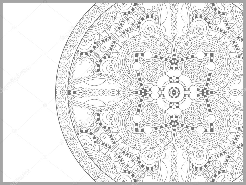 Pagina del libro unico da colorare per adulti disegno paisley fiore gioia per i bambini pi¹ grandi e adulti coloristi che amano l arte di linea e
