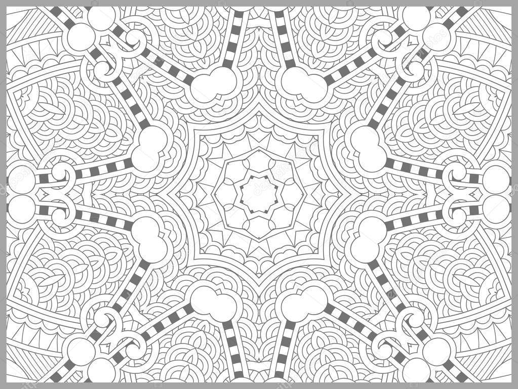 Pagina del libro unico da colorare per adulti disegno paisley fiore gioia per i bambini pi¹ grandi e adulti coloristi che amano l arte di linea e