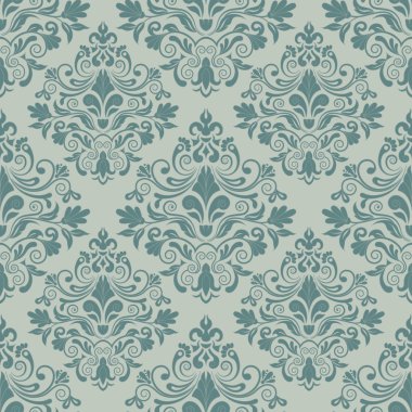 Damask vintage Kusursuz arkaplan deseni