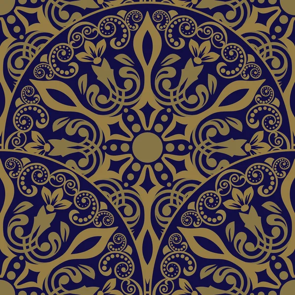 Damask vintage Seamless background μοτίβο — Διανυσματικό Αρχείο