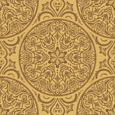 Desenli Vintage süs şablonu