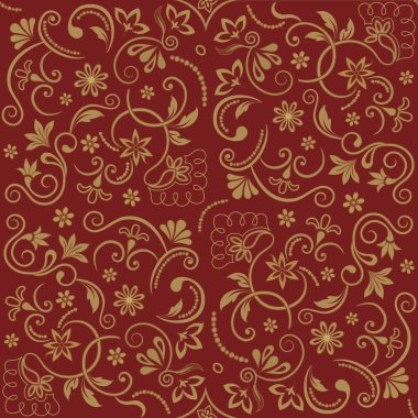 Dikişsiz vintage desen