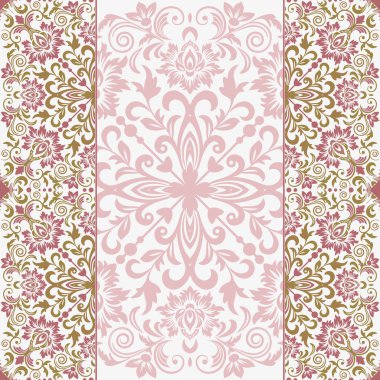 Vintage davetiyeli yuvarlak süsleme