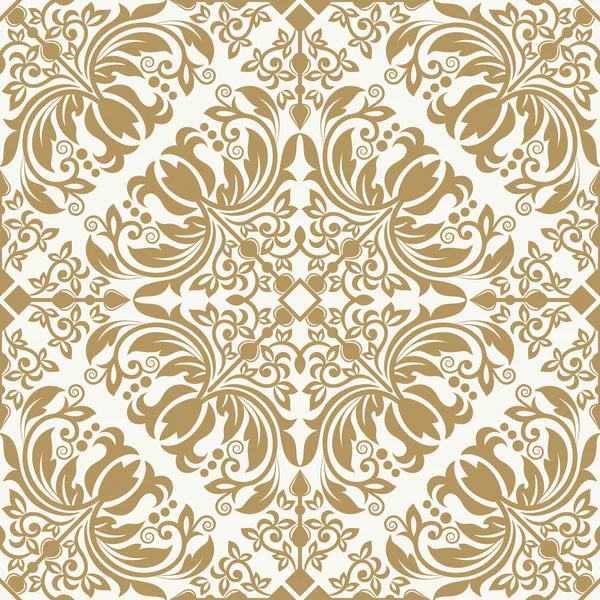 Damask vintage Seamless background μοτίβο — Διανυσματικό Αρχείο