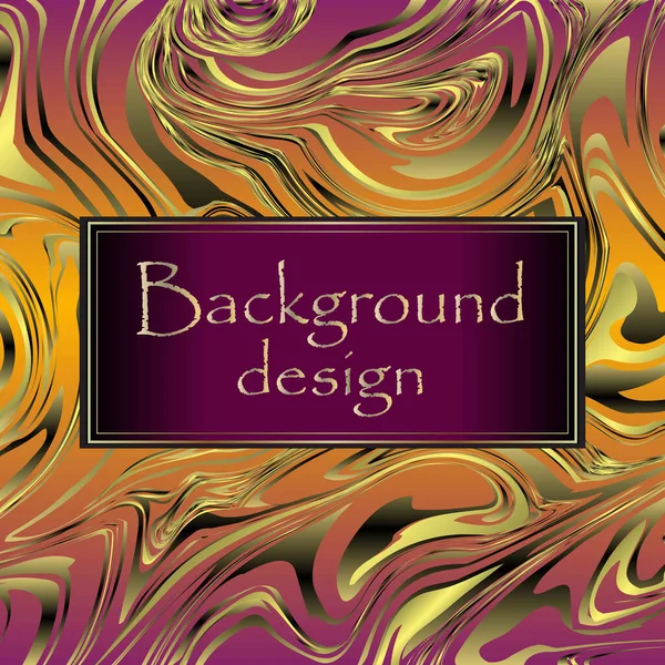 Diseño de textura de mármol, superficie de mármol de colores, líneas doradas. plantillas de diseño para redes sociales. — Vector de stock