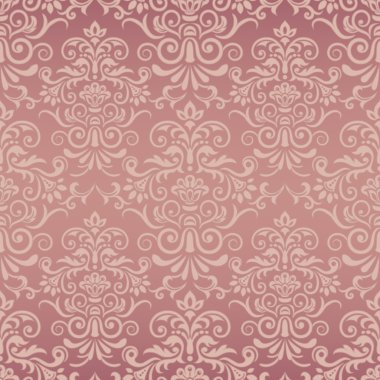 vektör damask seamless modeli öğe