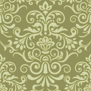 vektör damask seamless modeli öğe