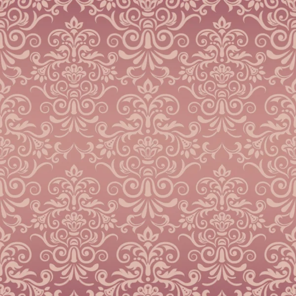 Vector damask seamless pattern element — Stock Vector