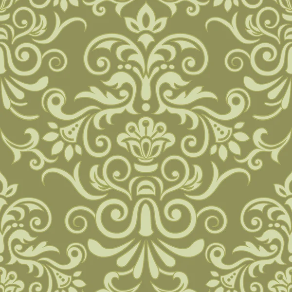 Vector damask seamless pattern element — Stock Vector