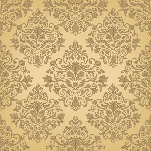 Vector damask seamless pattern element — Stock Vector