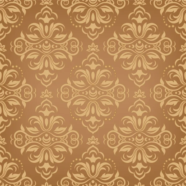 Seamless damask pattern for background or wallpaper design — Stock Vector