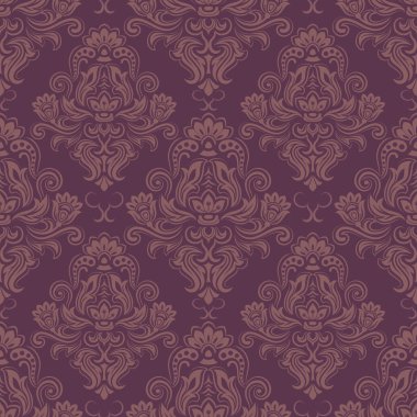 Vektör damaskesiz kalıp arkaplanı