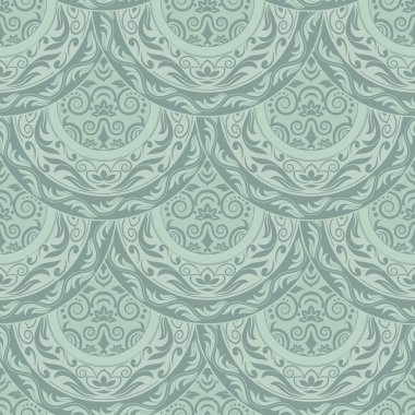 süslü damask arka plan