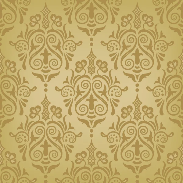 Vector damask seamless pattern element — Stock Vector