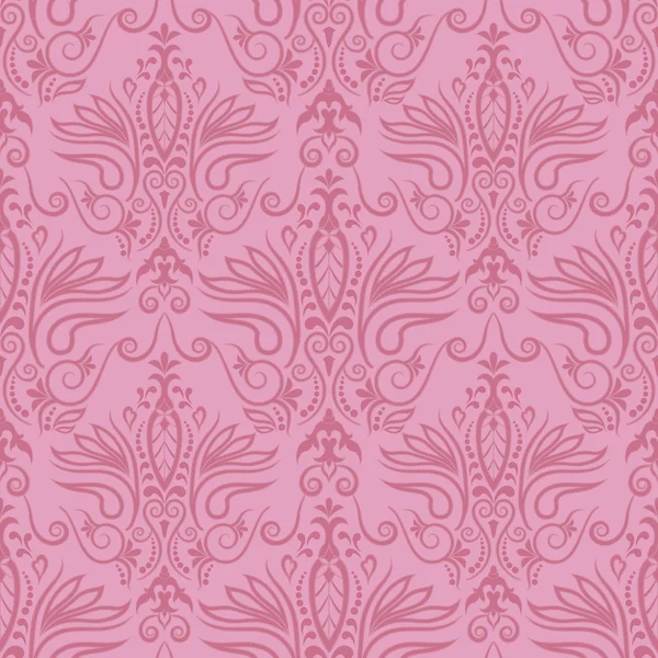 Sömlös bakgrund av rosa — Stock vektor