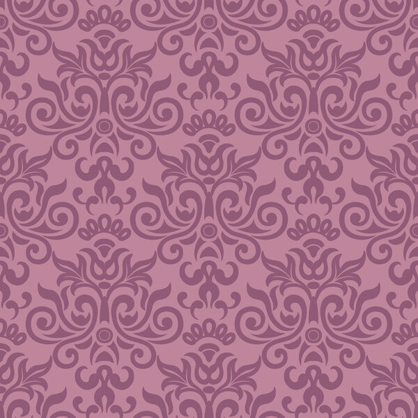 Seamless background in the style of Damascus