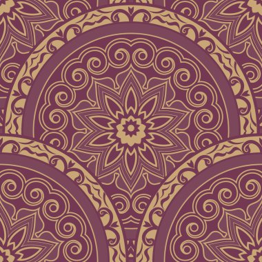 Desenli Vintage süs şablonu