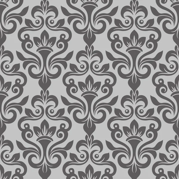 Seamless Damask Wallpaper — Stock Vector