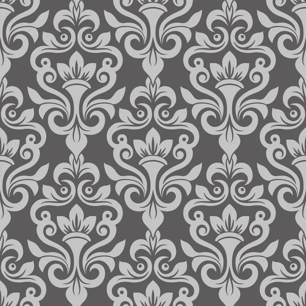 Vector. Seamless damask pattern — Stock Vector