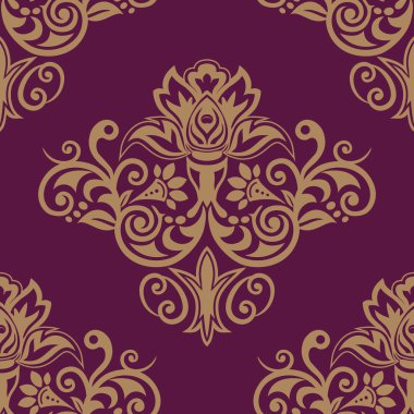 Dikişsiz vintage desen