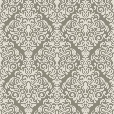 vektör damask seamless modeli öğe