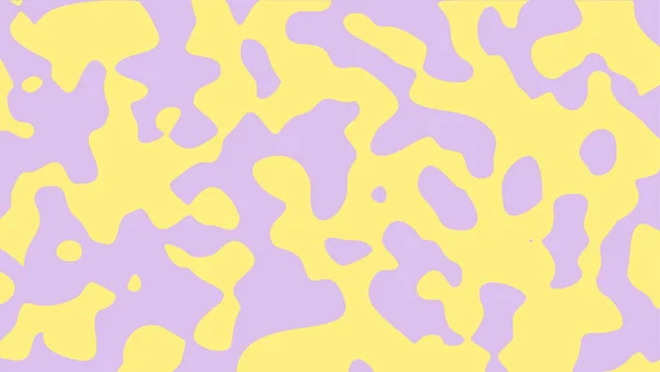 Fond liquide abstrait de couleur jaune et violette. Illustration vectorielle. — Image vectorielle