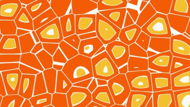 Hücresel soyut arka plan. Çok renkli hücreler. Vektör illüstrasyonu.