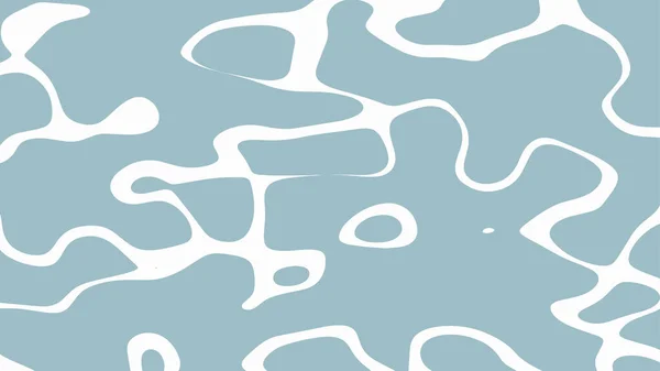 Éblouissement du soleil à la surface de l'eau bleue. Fond avec ondulations liquides, illustration vectorielle. — Image vectorielle