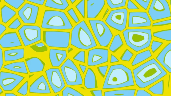 Fondo celular abstracto. Células multicolores. Ilustración vectorial. — Vector de stock