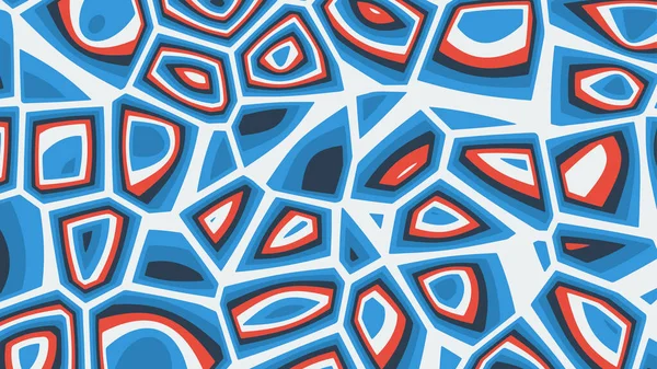 Células geométricas poligonales, fondo abstracto de mosaico. Ilustración vectorial. — Vector de stock