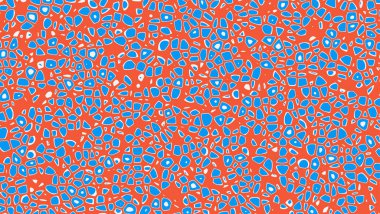 Çok renkli geometrik poligonal hücreler, soyut mozaik arka plan. Vektör illüstrasyonu.