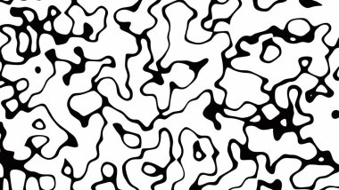 Dalgalanma yüzey çizimi, siyah ve beyaz arkaplan.