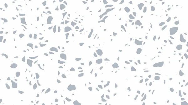Chaotic grey spots on a white background, grunge background — Stock Vector