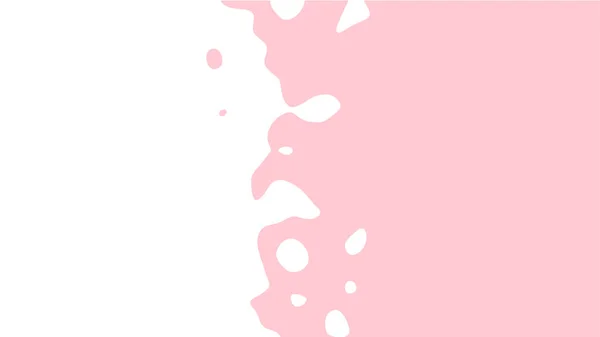 Přechod z růžové na bílou s nerovnoměrnou hranicí, prolínání barev. Vektorová ilustrace — Stockový vektor