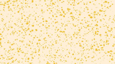 Bej arkaplanda küçük sarı noktalar, grunge arkaplan.