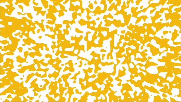 黄色のカモフラージュの背景。白い背景の抽象的なグランジスポット、ベクトルイラスト. — ストックベクタ
