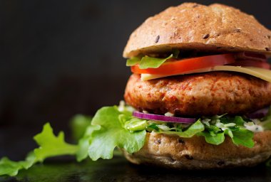 Büyük sandviç - hamburger 