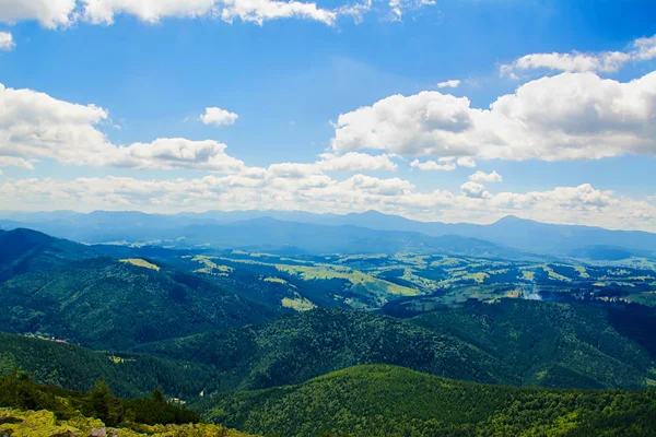 dağlarda yaz sabahı.
