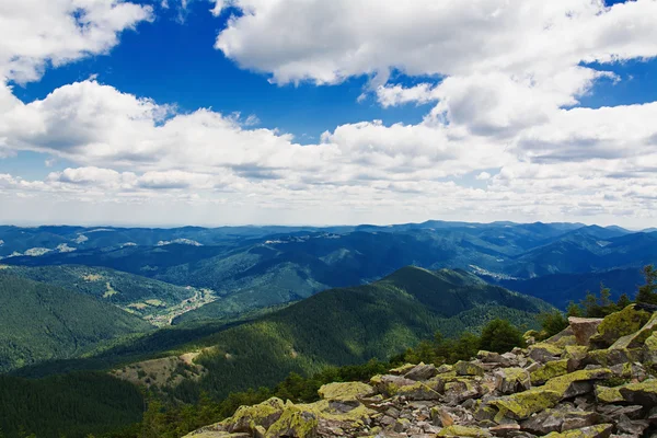 dağlarda yaz sabahı.