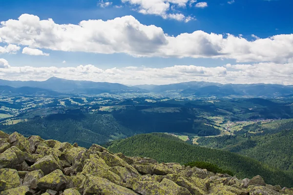 dağlarda yaz sabahı.