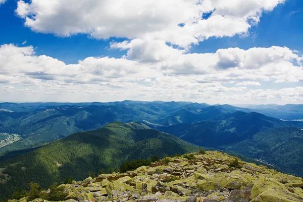 dağlarda yaz sabahı.