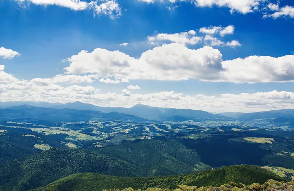 Mañana de verano en las montañas . — Foto de Stock