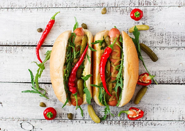 Two hot dogs — Stock Photo, Image