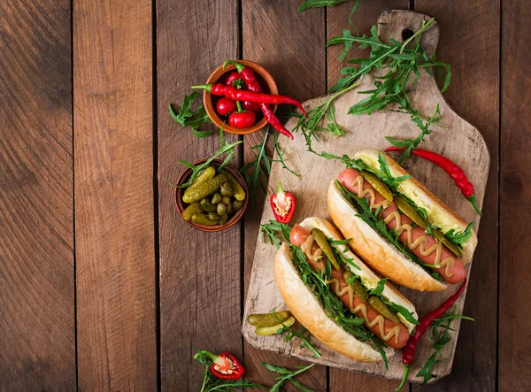 Two hot dogs — Stock Photo, Image