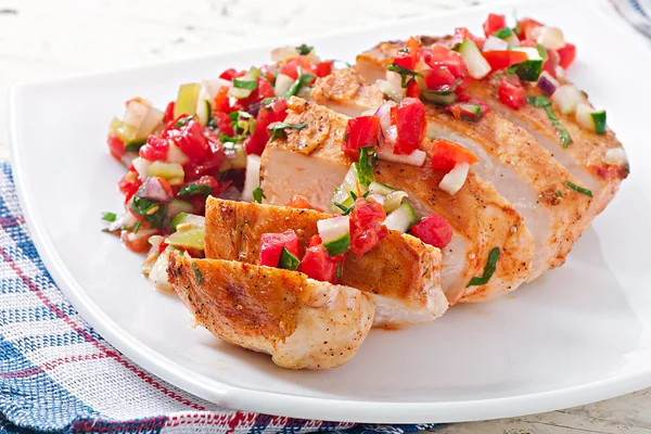 Grilled chicken breast — Stock Photo, Image